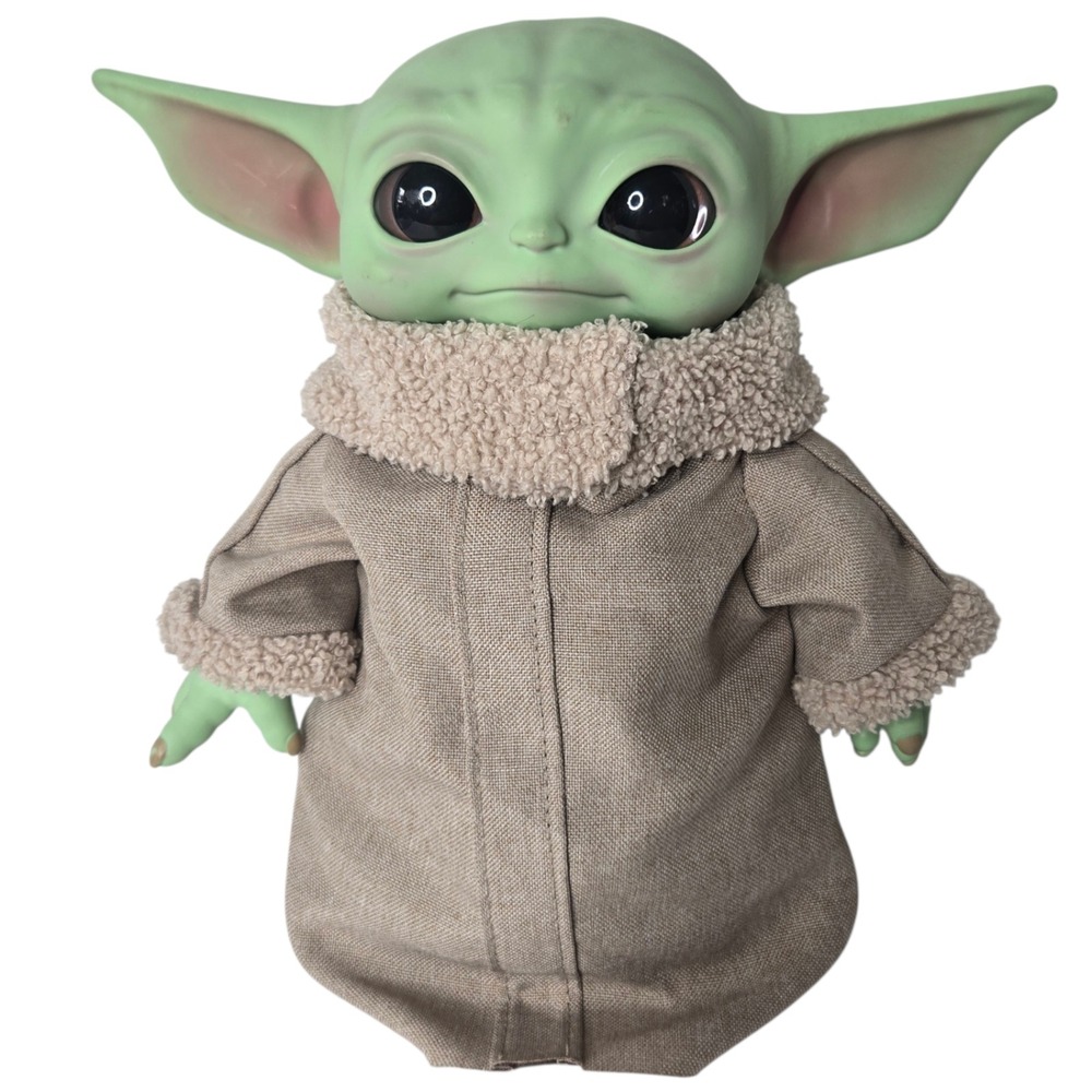 Mattel‎ Grogu Baby Yoda Plush 12" Star Wars Mandalorian The Child Sci Fi Alien